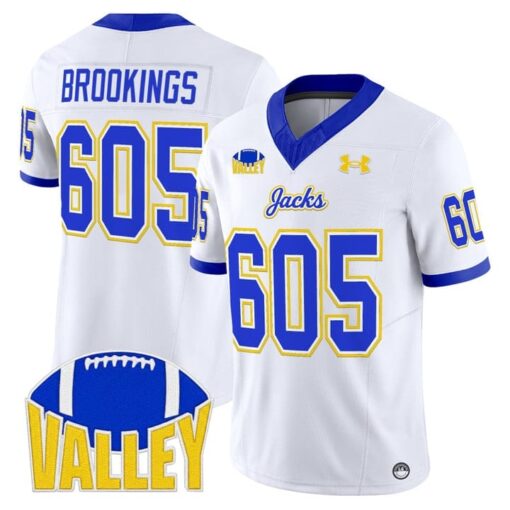 Brookings Jersey #605 South Dakota State Jackrabbits 2025 Stitched - Image 2