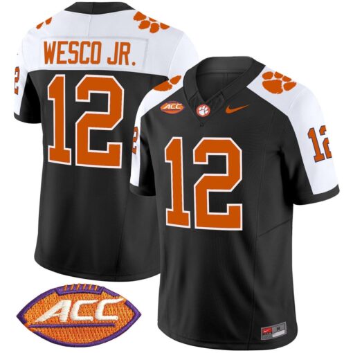 Bryant Wesco Jr Jersey #12 Clemson Tigers 2025 Vapor Limited Stitched - Image 3