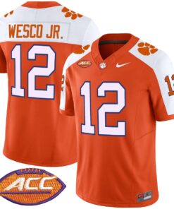 Bryant Wesco Jr Jersey 12 Clemson Tigers 2025 Vapor Limited Stitched Orange Alter 136642f7 2b7f 458b b0f1 cf19bdbc6bce