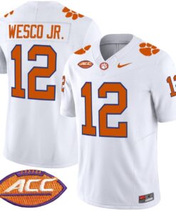Alternative view of Bryant Wesco Jr Jersey #12 Clemson Tigers 2025 Vapor Limited Stitched