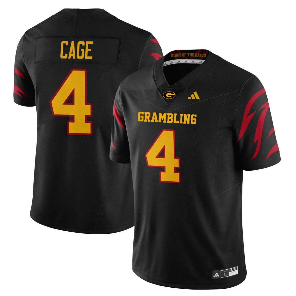 Bryce Cage Jersey #4 Grambling State Football 2025 Special Stitched 1 Bryce Cage Jersey #4 Grambling State Football 2025 Special Stitched