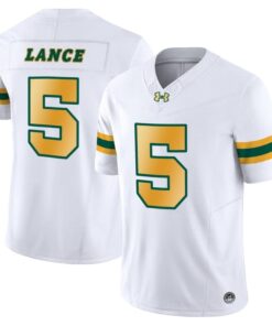 Alternative view of Bryce Lance Jersey #5 North Dakota State Bison Vapor Limited Stitched