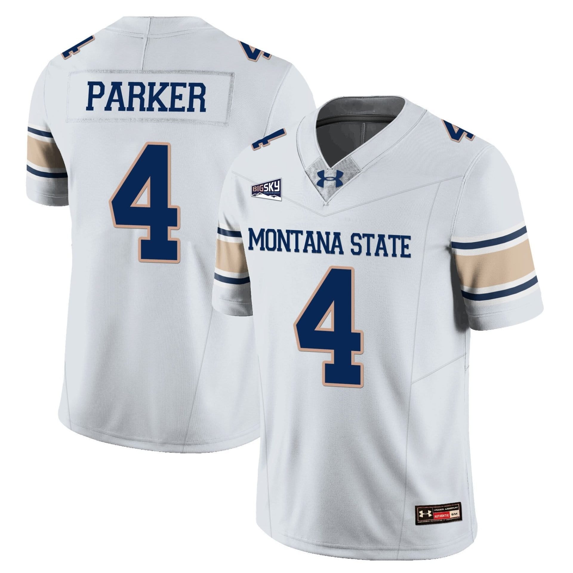 Bryson Parker Jersey #4 Montana State Bobcat Football 2025 Stitched - Image 2