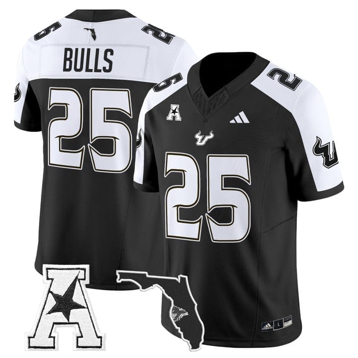 Bulls Jersey #25 South Florida Bulls 2025 Vapor Limited Stitched - Image 3