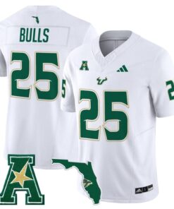 Alternative view of Bulls Jersey #25 South Florida Bulls 2025 Vapor Limited Stitched