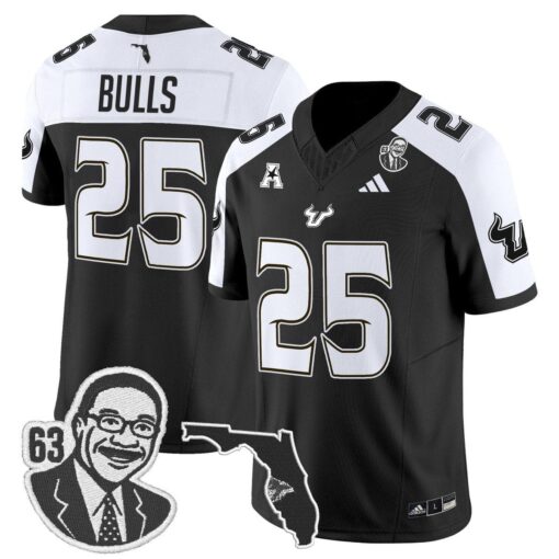Bulls Jersey #25 South Florida Bulls Lee Roy Selmon Legacy Stitched - Image 3