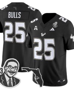 Bulls Jersey #25 South Florida Bulls Lee Roy Selmon Legacy Stitched