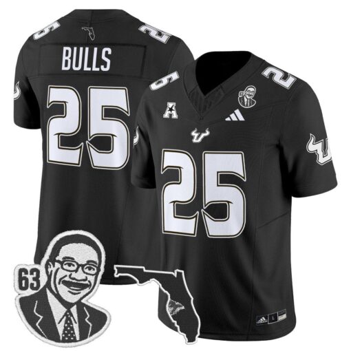 Bulls Jersey #25 South Florida Bulls Lee Roy Selmon Legacy Stitched