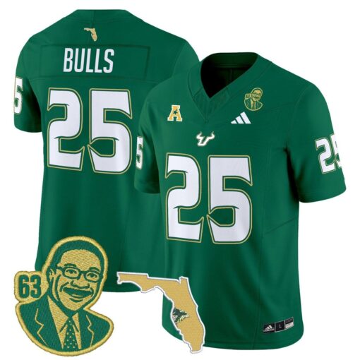 Bulls Jersey #25 South Florida Bulls Lee Roy Selmon Legacy Stitched - Image 5