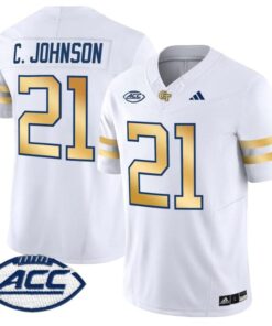 Calvin Johnson Jersey #21 Georgia Tech Yellow Jackets 2025 Stitched