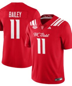Alternative view of CJ Bailey Jersey #11 State Wolfpack City of Oaks Vapor Limited Stitched