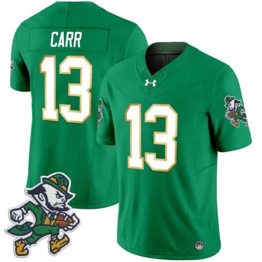 CJ Carr Jersey #13 Notre Dame 2025 Gridiron Leprechaun Edition - Image 3