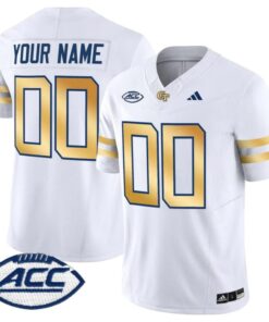 Custom Georgia Tech Yellow Jackets Jersey 2025 Vapor Limited Stitched