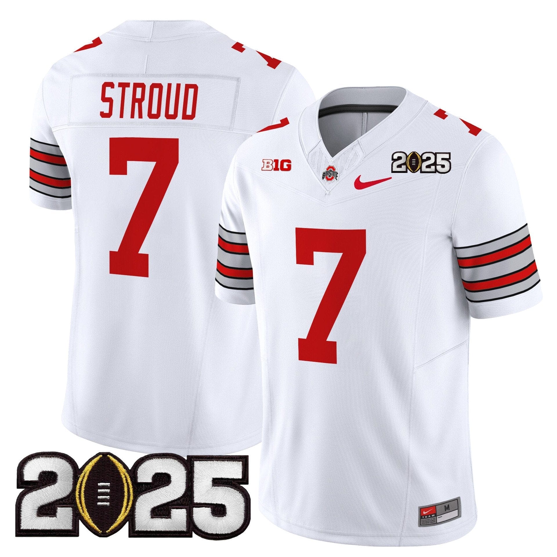 Brandon Inniss Jersey #1 Ohio State Buckeyes 2025 Vapor Limited Stitched 2 Brandon Inniss Jersey #1 Ohio State Buckeyes 2025 Vapor Limited Stitched - Image 2