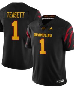C’zavian Teasett Jersey #1 Grambling State Football 2025 Special Stitched