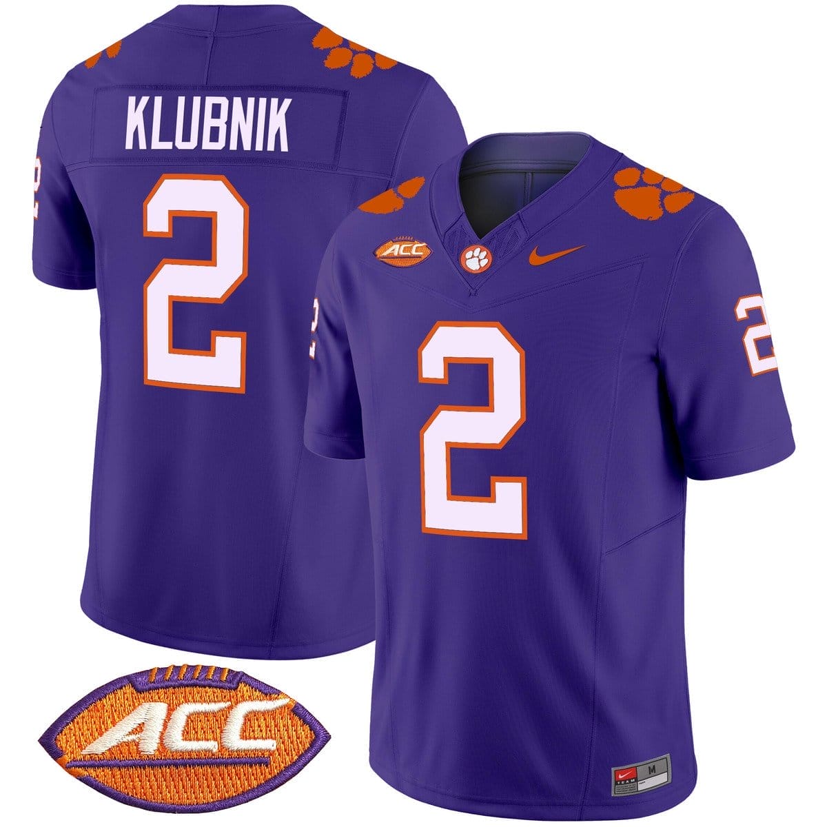 Cade Klubnik Jersey #2 Clemson Tigers 2025 Vapor Limited Stitched 6 Cade Klubnik Jersey #2 Clemson Tigers 2025 Vapor Limited Stitched - Image 6