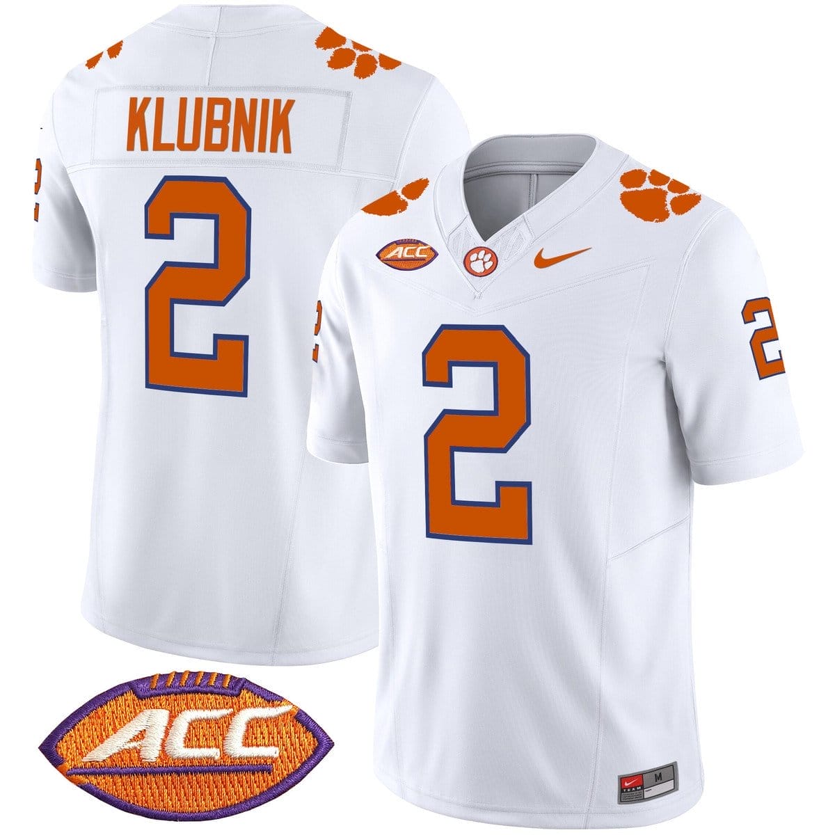 Cade Klubnik Jersey #2 Clemson Tigers 2025 Vapor Limited Stitched 2 Cade Klubnik Jersey #2 Clemson Tigers 2025 Vapor Limited Stitched - Image 2