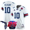 Caden Veltkamp Jersey 10 Florida Atlantic Football 25th Season Stitched White e554297e 6a43 4abc ba3a 223c178cf50c