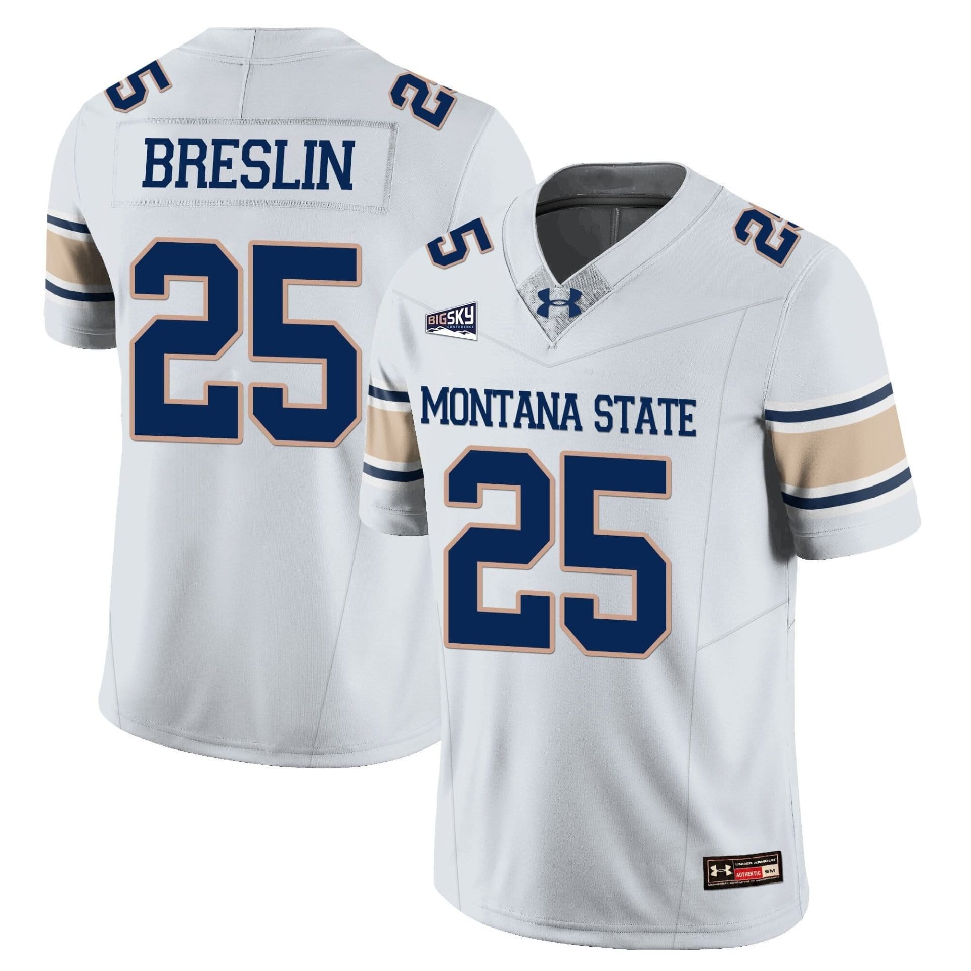 Cale Breslin Jersey #25 Montana State Bobcat Football 2025 Stitched - Image 2