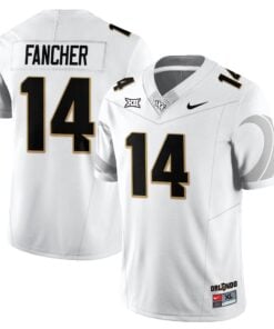 Cam Fancher Jersey 14 UCF Football 2025 Core Uniforms Stitched White