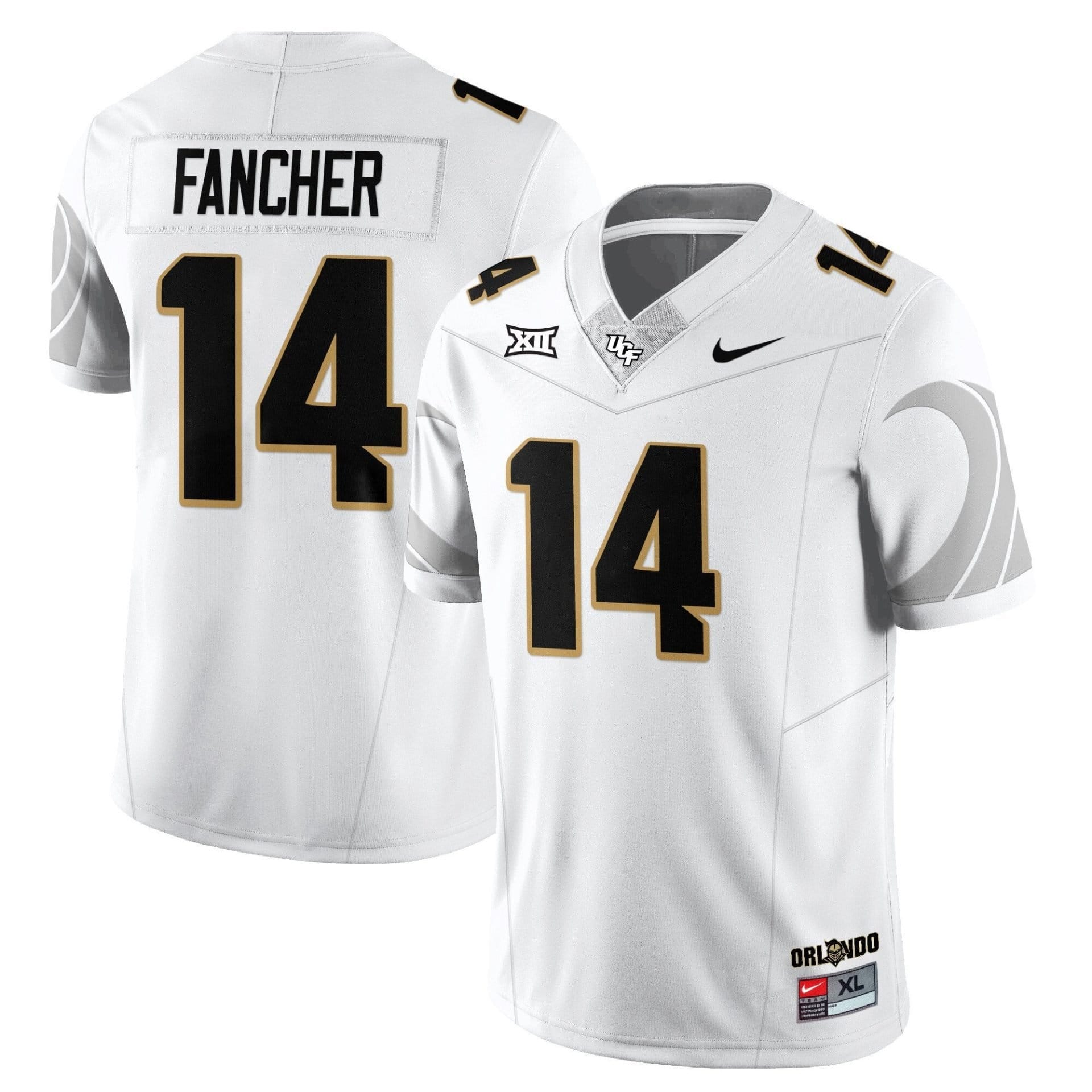 Cam Fancher Jersey #14 UCF Football 2025 Core Uniforms Stitched - Image 2
