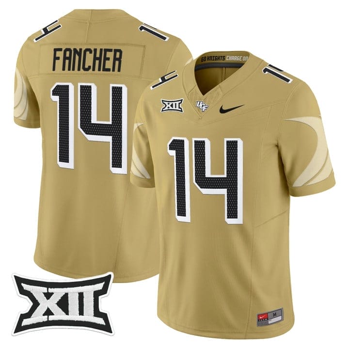 Cam Fancher Jersey #14 UCF Knights 2025 Vapor Limited Football Stitched - Image 3