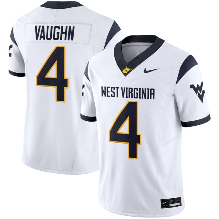 Garrett Greene Jersey #6 West Virginia Mountaineers 2025 Vapor Stitched - Image 2