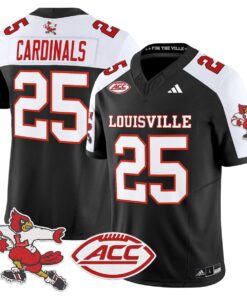 Cardinals Jersey 25 Louisville Cardinals 1980s Throwback Stitched Black Alter