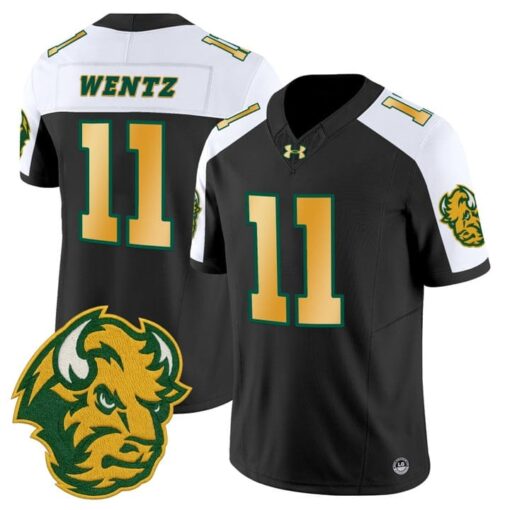 Carson Wentz Jersey #11 North Dakota State Bison Limited Stitched - Image 3