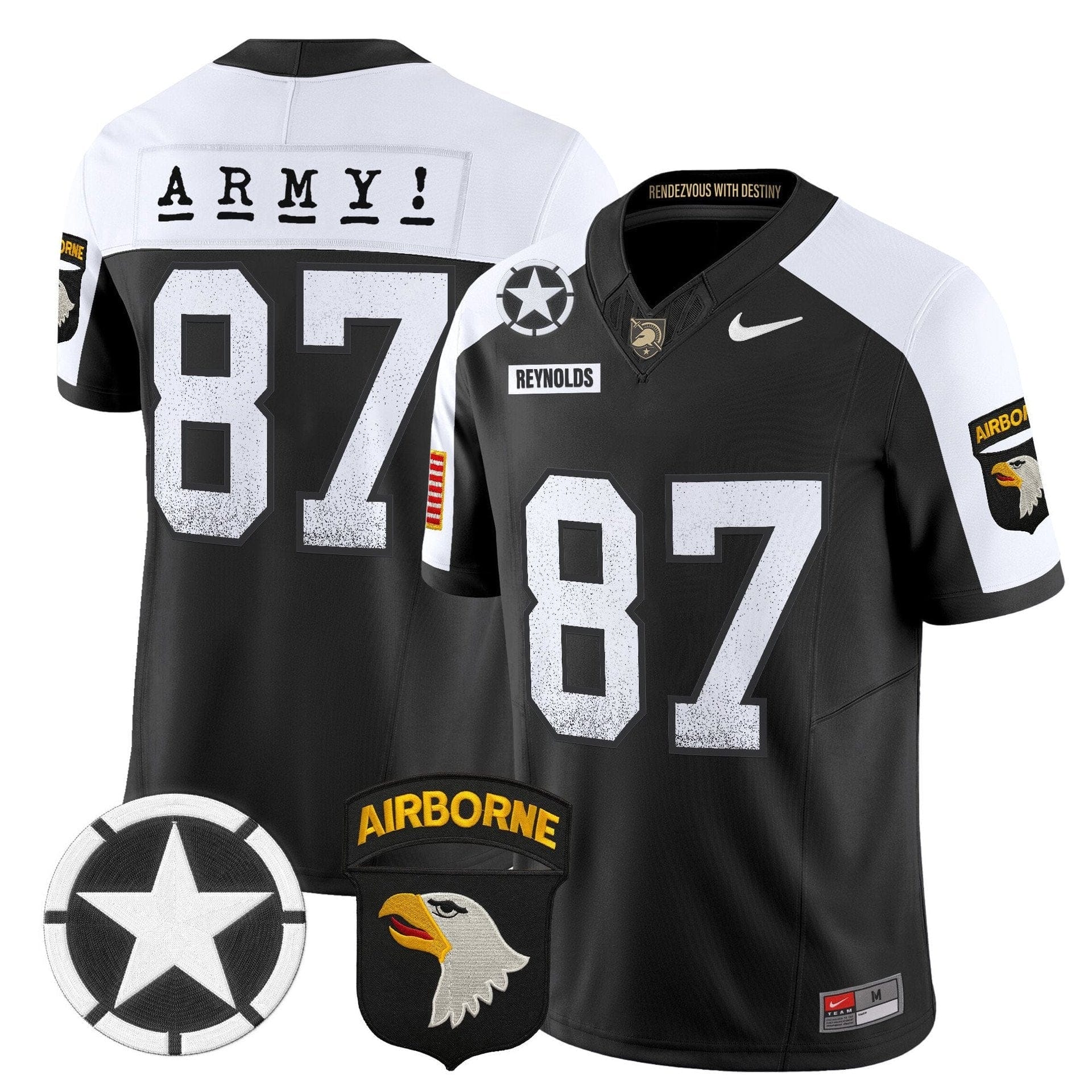 Casey Reynolds Jersey #87 Army Black Knights 2025 Screaming Eagles - Image 4