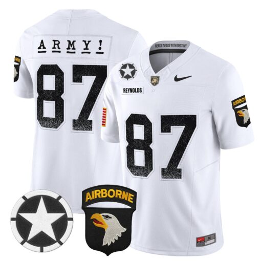 Casey Reynolds Jersey #87 Army Black Knights 2025 Screaming Eagles - Image 2