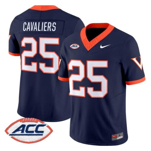 Cavaliers Jersey #25 Virginia Cavaliers 1995 Throwbacks Stitched - Image 2