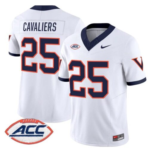 Cavaliers Jersey #25 Virginia Cavaliers 1995 Throwbacks Stitched