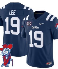 Cayden Lee Jersey #19 Ole Miss Rebels 2025 Limited V2 Stitched