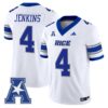 Chase Jenkins Jersey 4 Rice Owls 2025 Vapor Limited Stitched White
