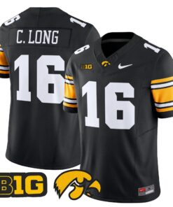 Chuck Long Jersey #16 Iowa Hawkeyes 2025 Limited Stitched