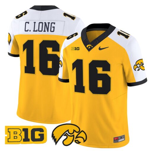 Chuck Long Jersey #16 Iowa Hawkeyes 2025 Limited Stitched - Image 4
