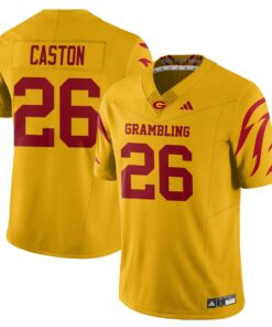 Alternative view of Cisco Caston Jersey #26 Grambling State Football 2025 Special Stitched
