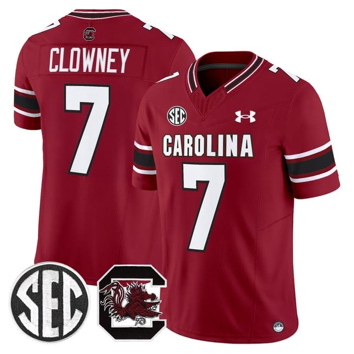 Clowney Jersey #7 South Carolina Gamecocks 2025 Stitched 5 Clowney Jersey #7 South Carolina Gamecocks 2025 Stitched - Image 5
