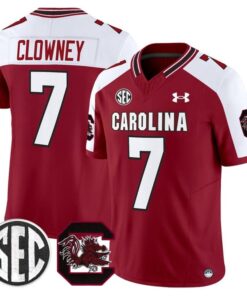 Clowney Jersey #7 South Carolina Gamecocks 2025 Stitched 8 Clowney Jersey 7 South Carolina Gamecocks 2025 Stitched Garnet Alternate