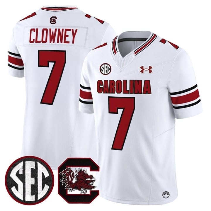 Clowney Jersey #7 South Carolina Gamecocks 2025 Stitched 2 Clowney Jersey #7 South Carolina Gamecocks 2025 Stitched - Image 2