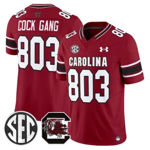 Cock Gang Jersey #803 South Carolina Gamecocks 2025 Stitched - Image 5