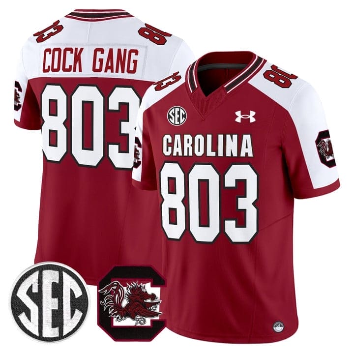 Cock Gang Jersey #803 South Carolina Gamecocks 2025 Stitched - Image 4
