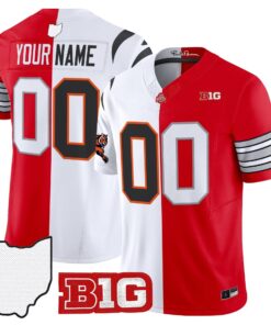 Custom Bengals Buckeyes College Football Jersey  Split Vapor Limited Stitched