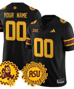 Custom Arizona State Sun Devils Jersey 1975 Throwback Uniform Stitched