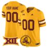 Custom Arizona State Sun Devils Jersey 1975 Throwback Vapor Stitched Gold