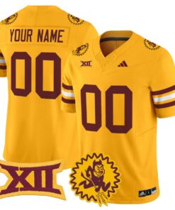 Custom Arizona State Sun Devils Jersey 1975 Throwback Vapor Stitched