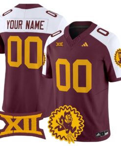 Custom Arizona State Sun Devils Jersey 1975 Throwback Vapor Stitched 7 Custom Arizona State Sun Devils Jersey 1975 Throwback Vapor Stitched Maroon Alter