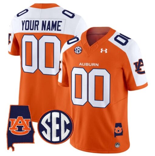 Custom Auburn Tigers Jersey Name, Number 2025 Alabama Patch Stitched - Image 3