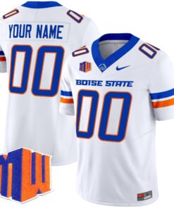 Custom Boise State Broncos Jersey 2025 Vapor Limited Stitched White c274b0d2 1740 4ac1 8a82 e77387af44cd